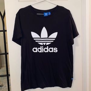 Adidas tshirt. Black. Size small. Good condition